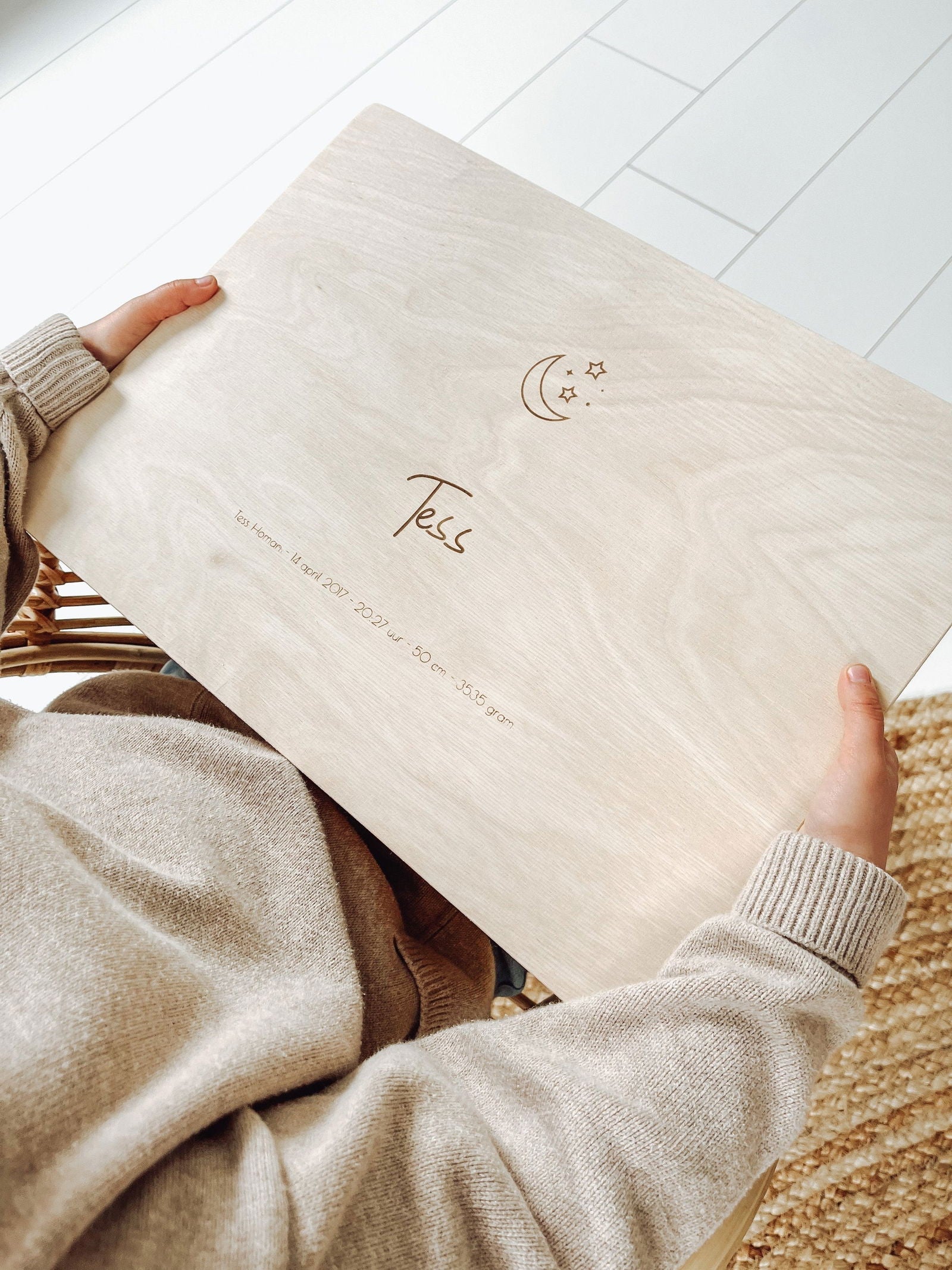 Bewaarbox groot - yourlittlefamily-nl - Een mooie bewaarbox groot op schoot