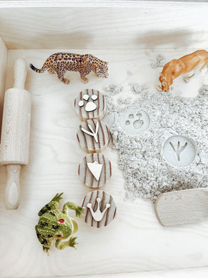 Houten dierensporen stempels - yourlittlefamily-nl -