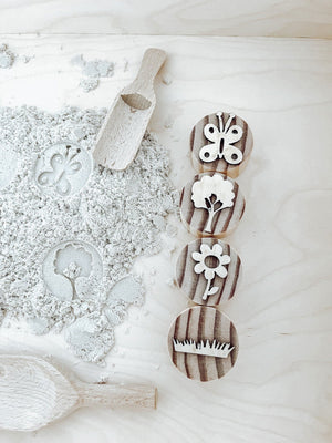 Houten lente stempels - yourlittlefamily-nl -