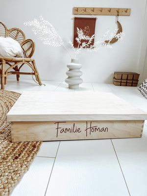 Houten speelbak met deksel en zand - yourlittlefamily-nl -