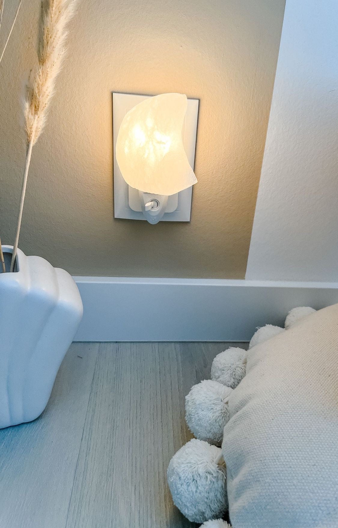 Nachtlampje Himalaya zout - Maan wit - yourlittlefamily-nl -