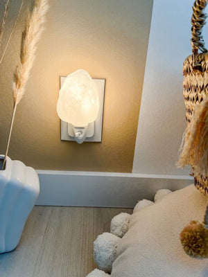 Nachtlampje Himalaya zout - Wit - yourlittlefamily-nl -