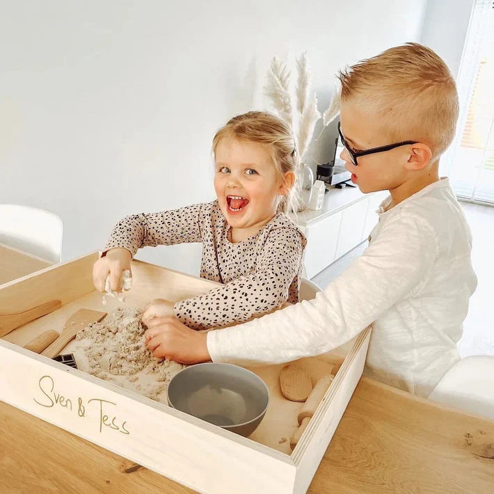 Holz-Sandspielwanne