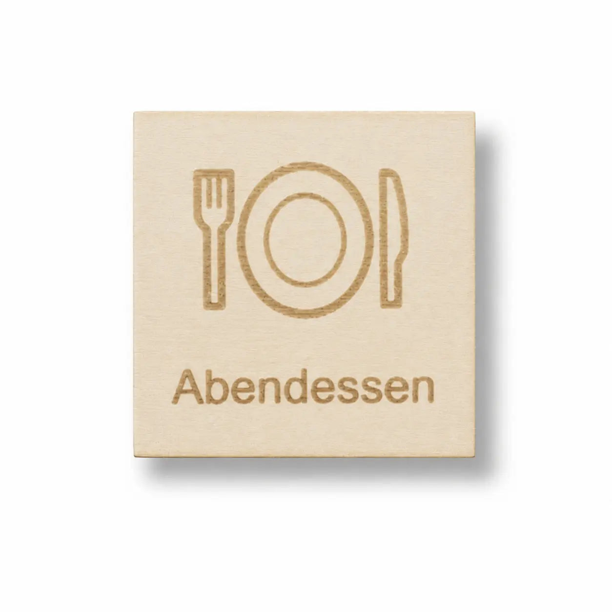 Piktogramm Abendessen – Struktur und Übersicht bei Mahlzeiten