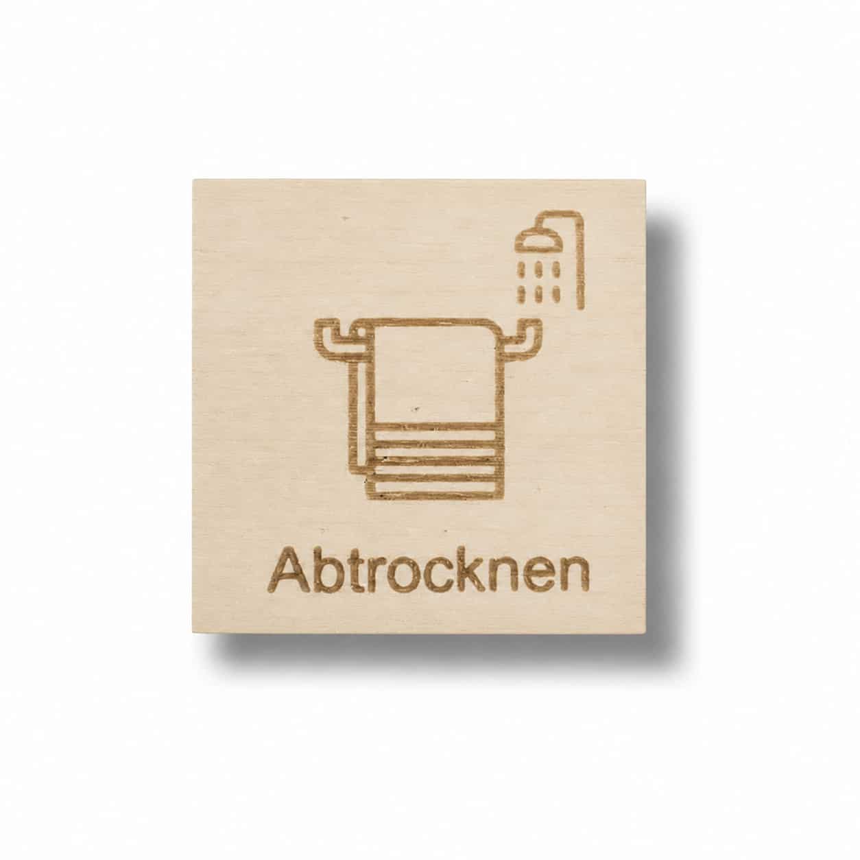 Piktogramm Abtrocknen