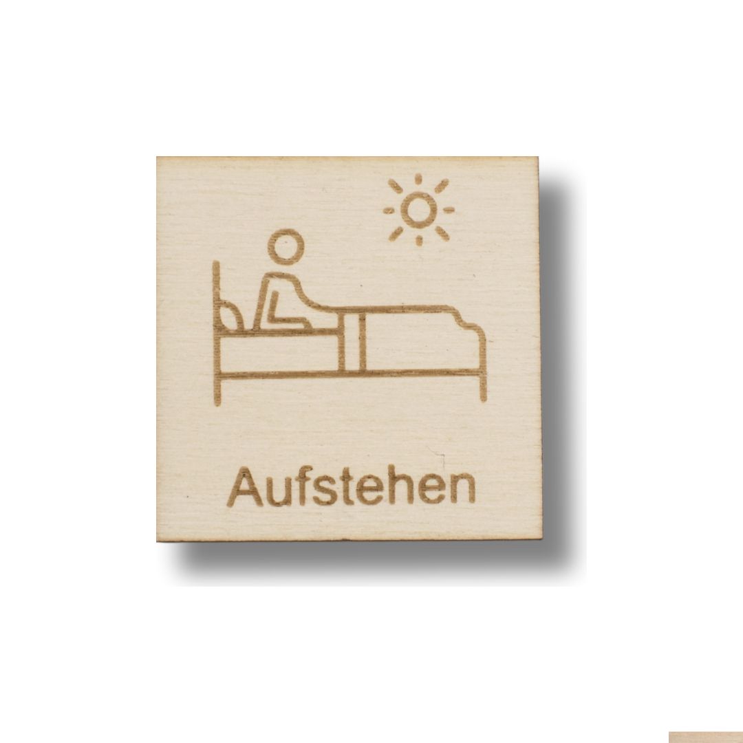 Piktogramm Aufstehen