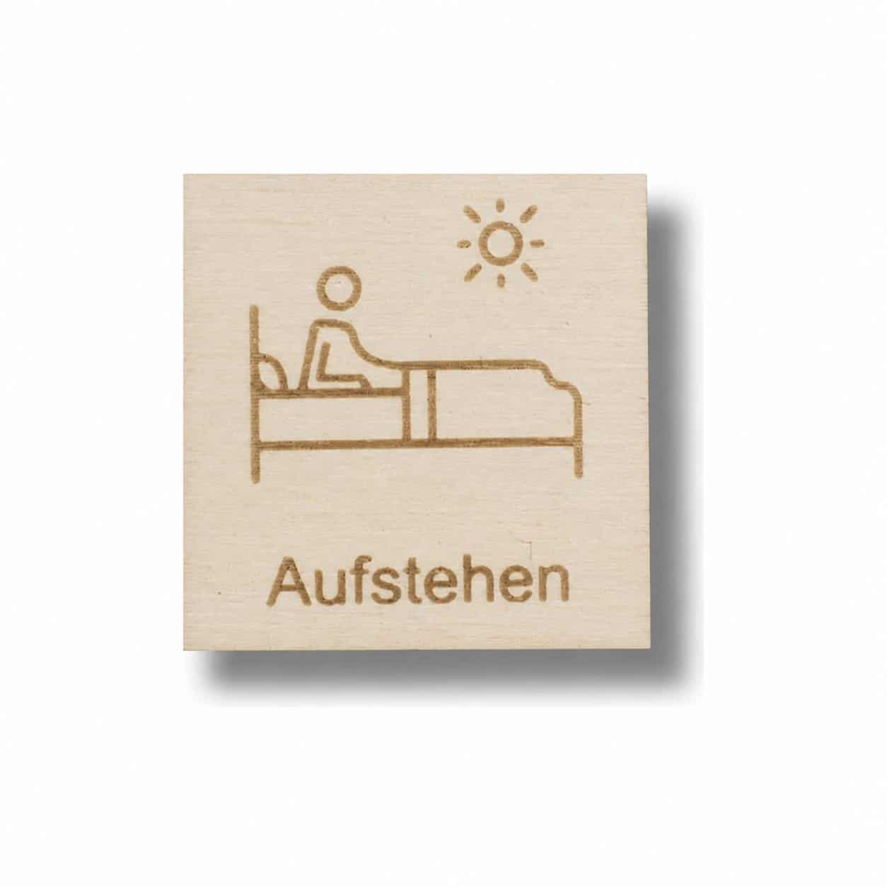 Piktogramm Aufstehen