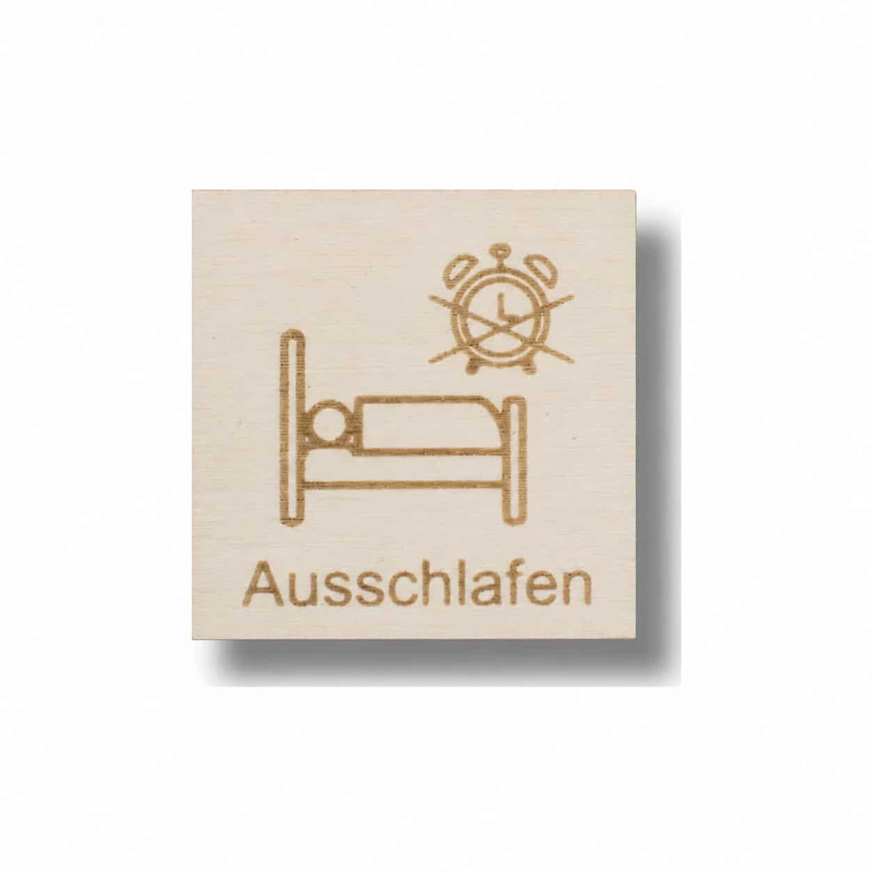 Piktogramm Ausschlafen