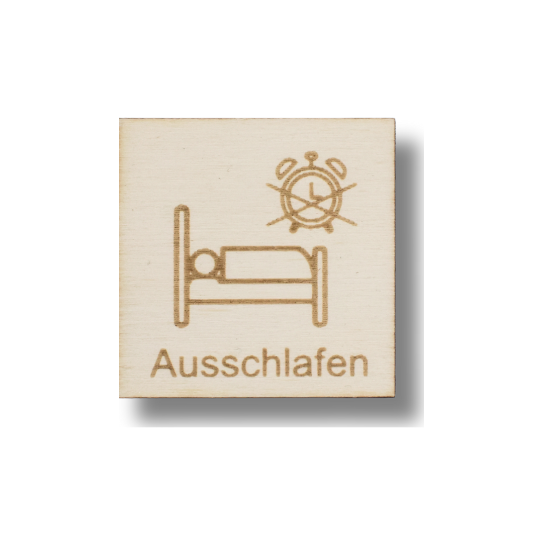 Piktogramm Ausschlafen