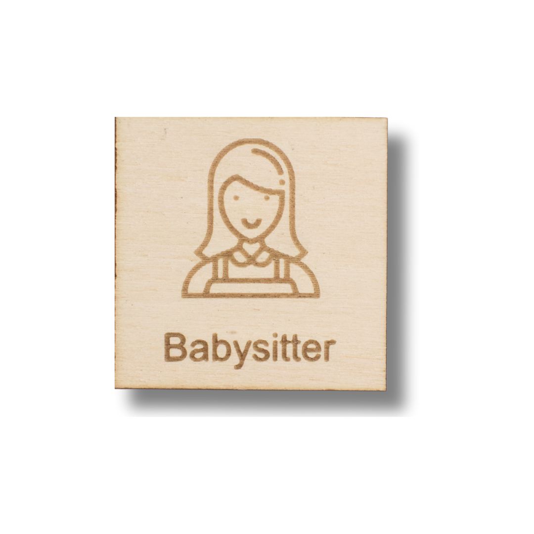 Piktogramm Babysitter (personalisiert)