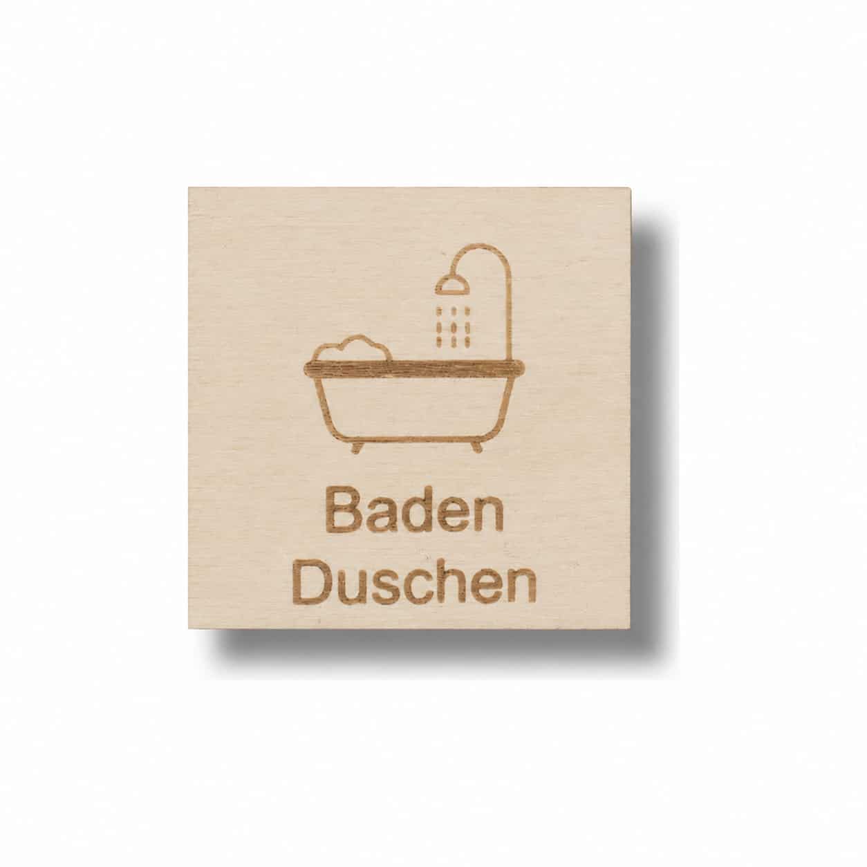 Piktogramm Baden / Duschen – Klare Routinen im Alltag