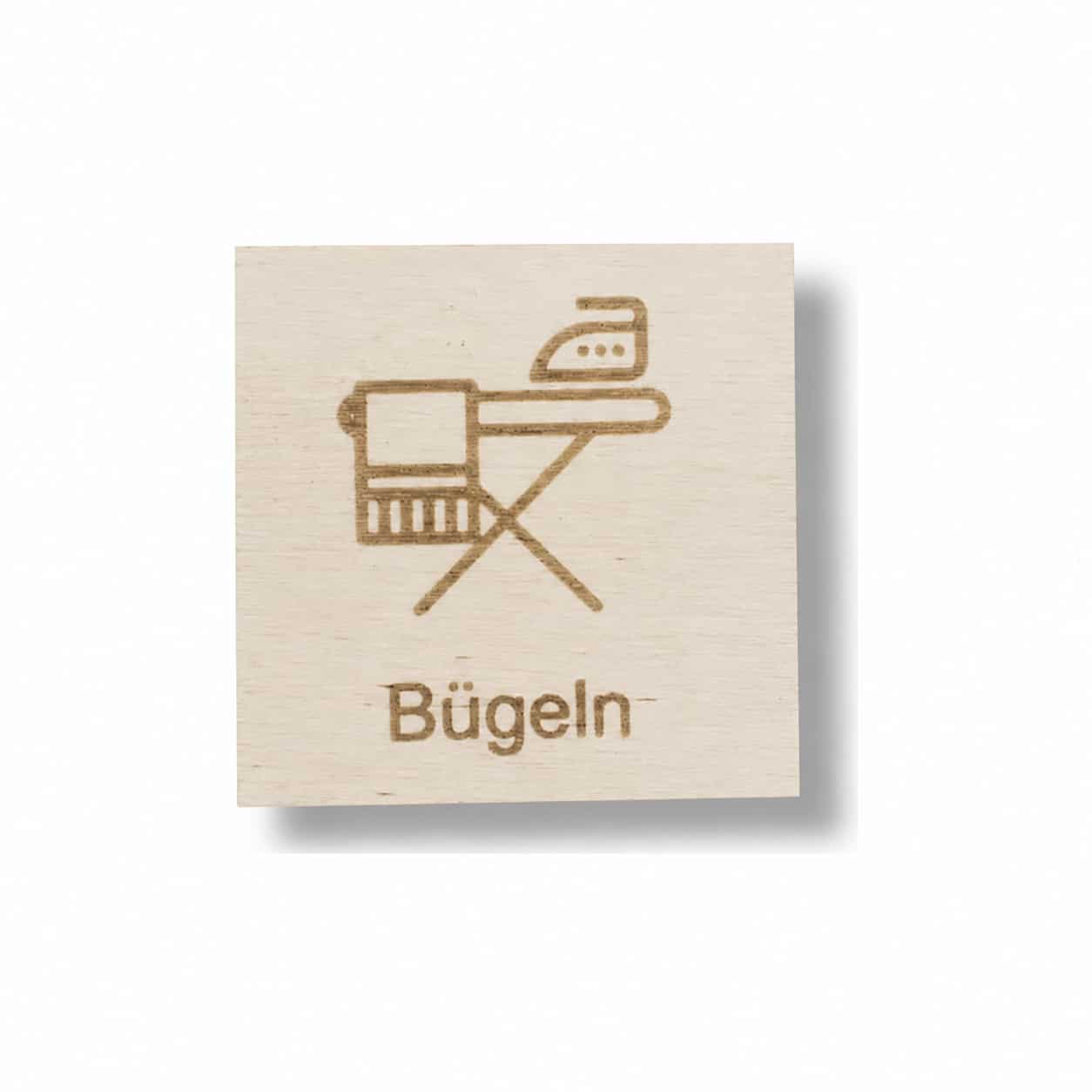 Piktogramm Bügeln – Haushaltsaufgaben sichtbar machen