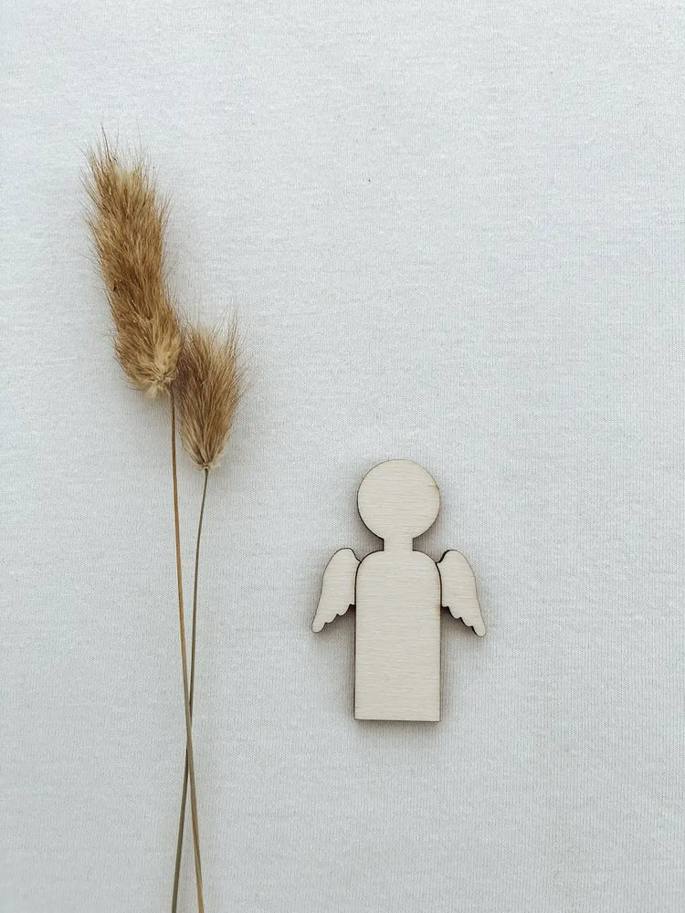 Holz Engel Figur für Kinder aus Holz – Spielzeug und Dekoration