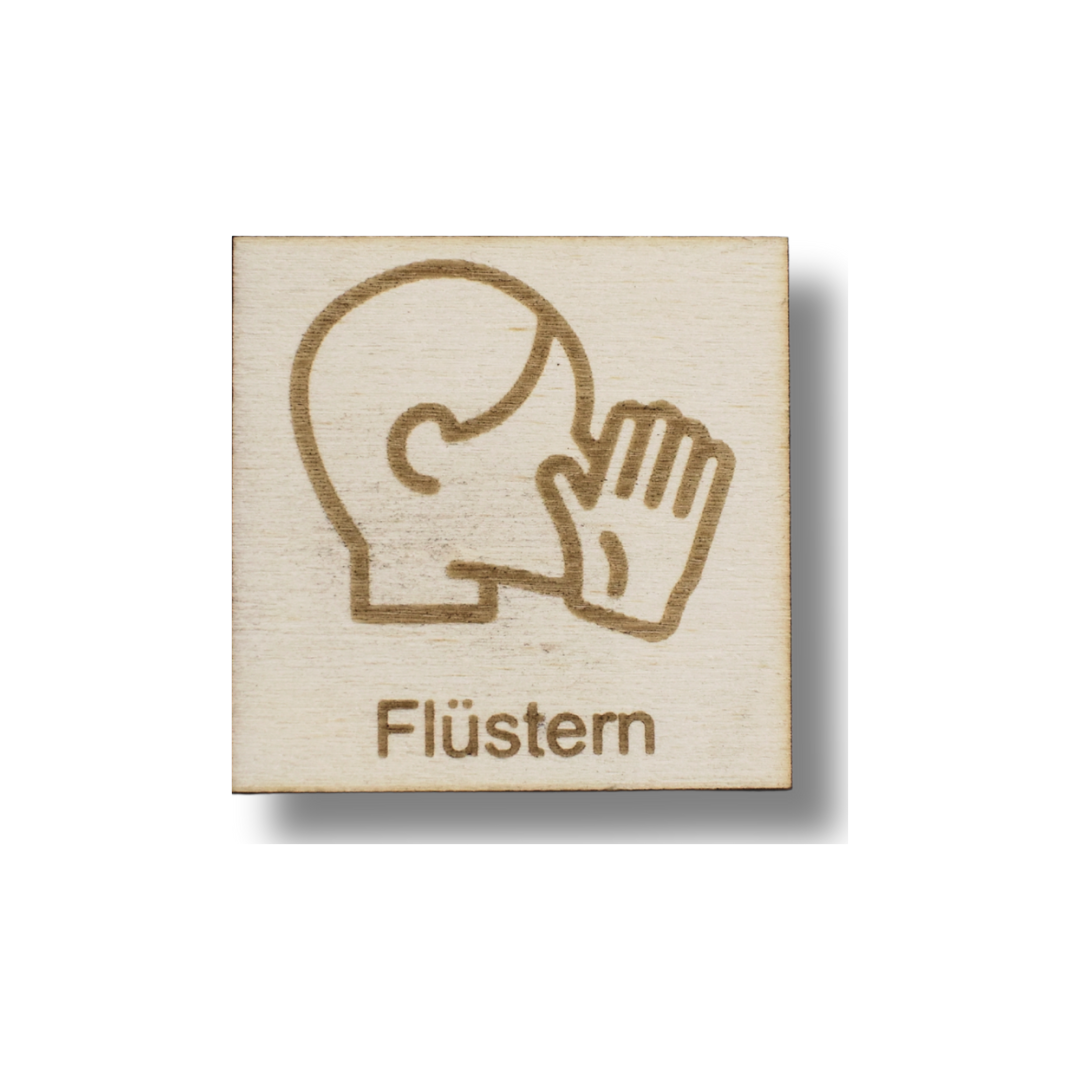 Piktogramm Flüstern