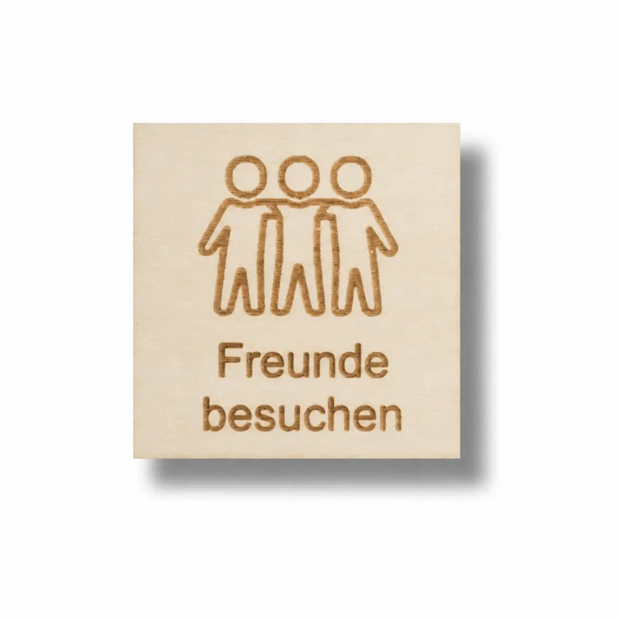 Piktogramm Freunde besuchen