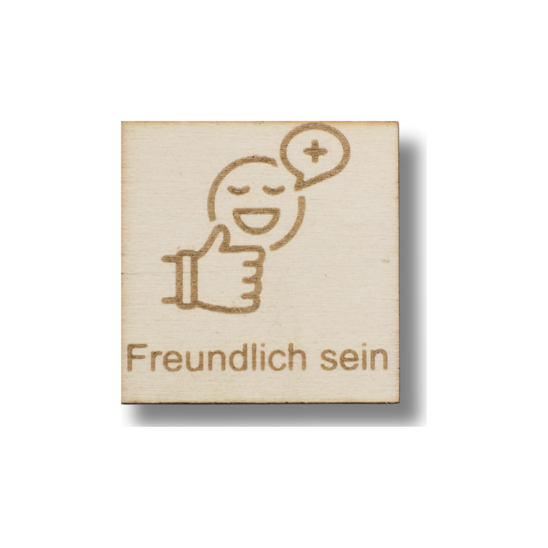 Piktogramm Freundlich sein