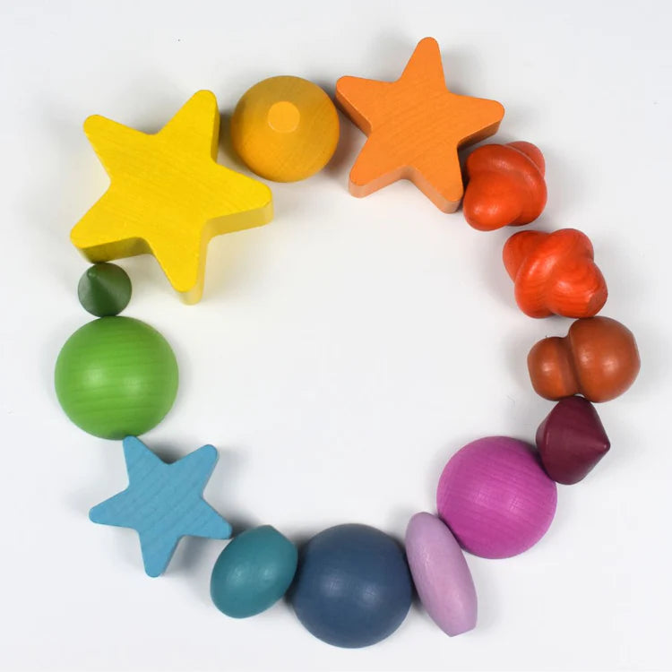 Bunte Holz-Spielset – Endlose Kreativität und Spielspaß