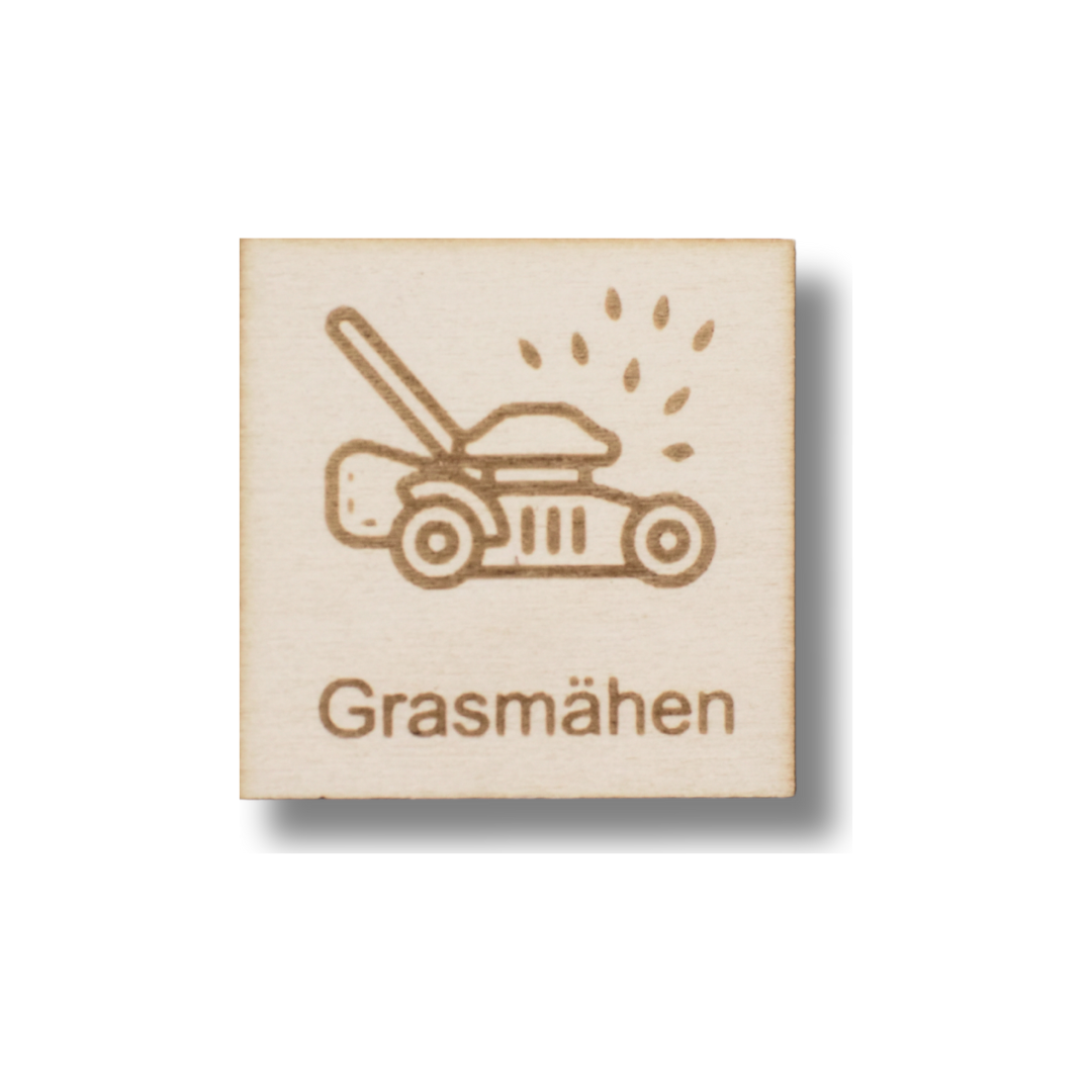 Piktogramm Grasmähen
