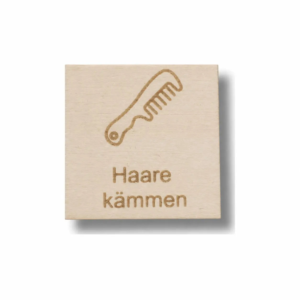 Piktogramm Haare kämmen