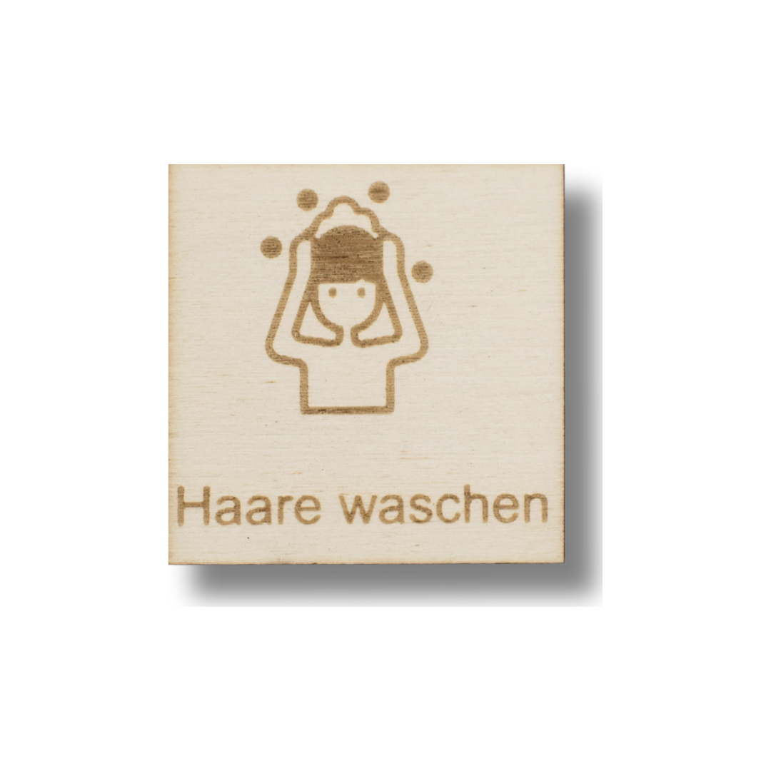 Piktogramm Haare waschen