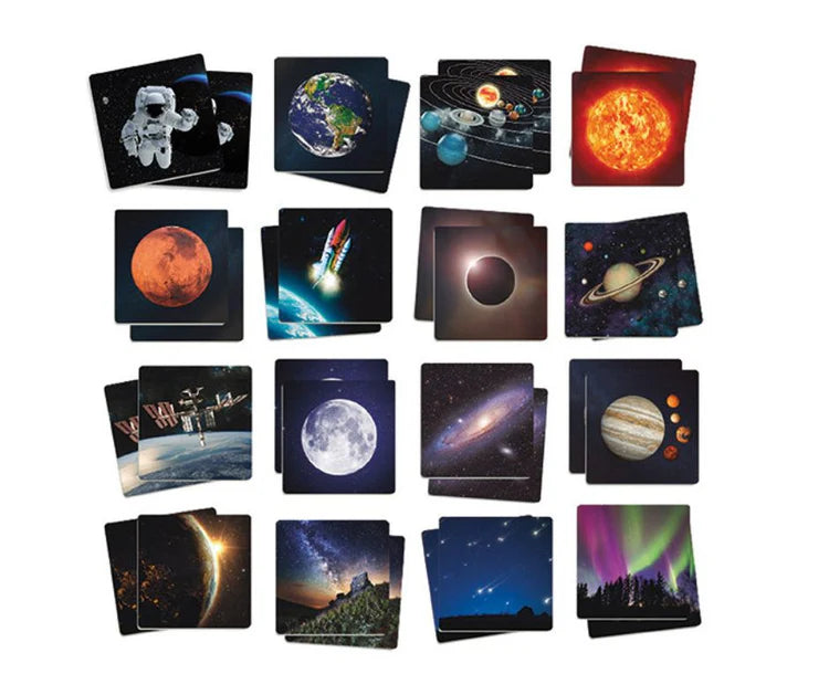 Weltall Memory – Lernspiel über das Universum