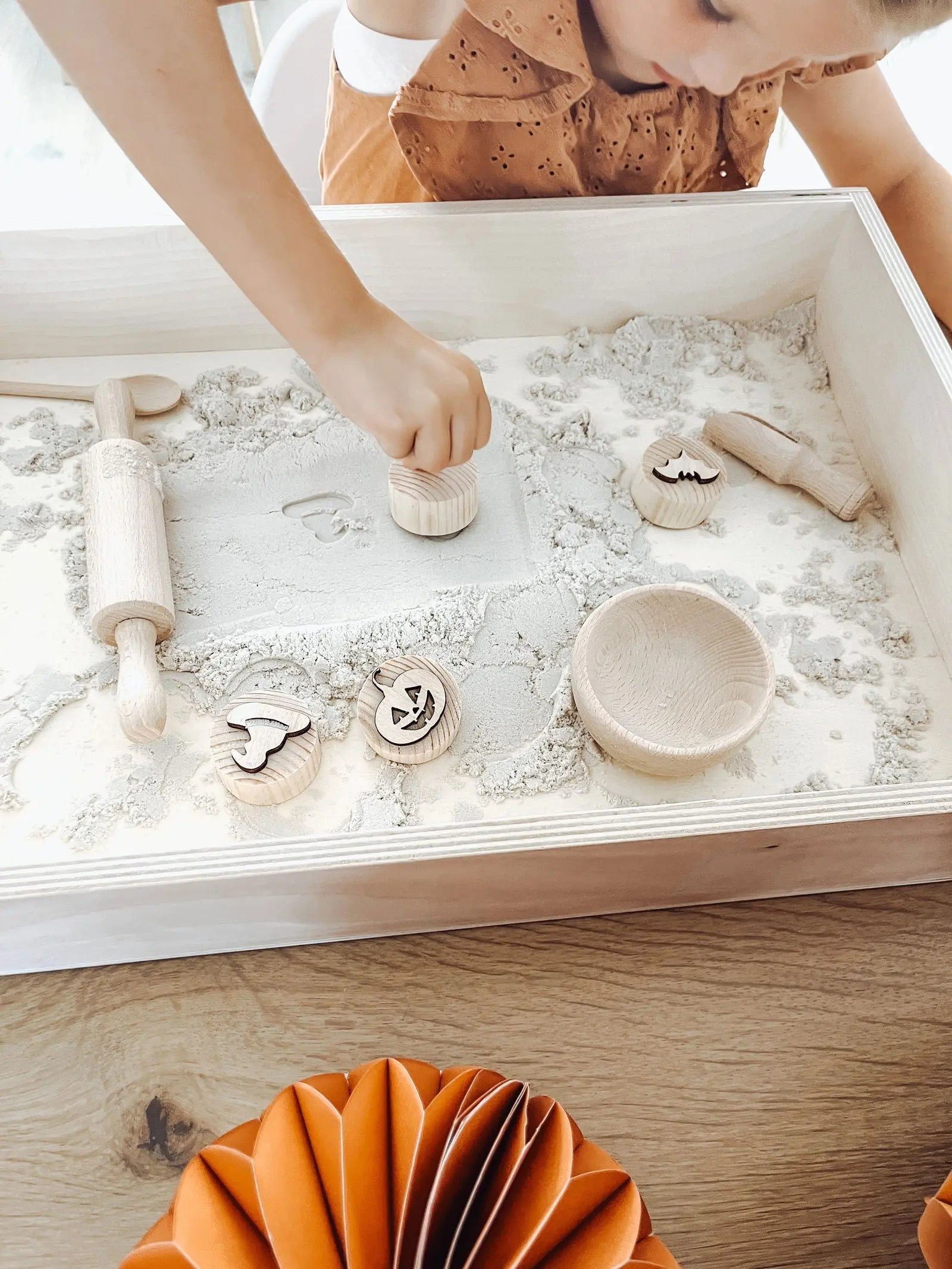 Holzstempel Halloween – Kreatives Spielen mit gruseligen Motiven