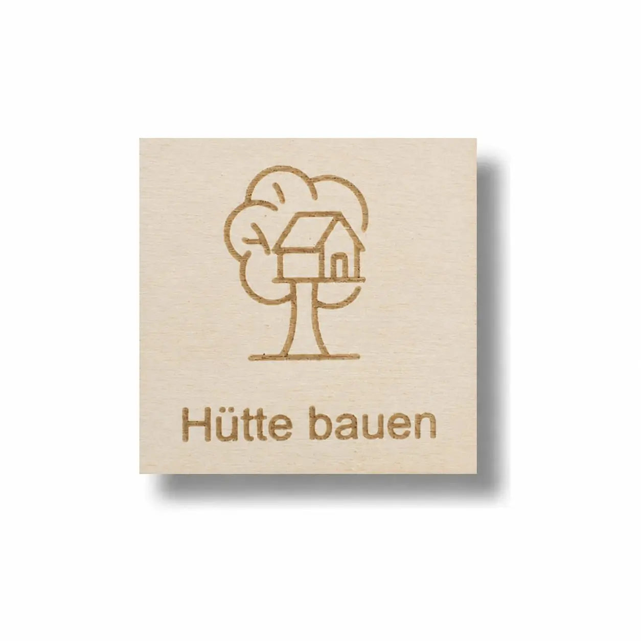 Piktogramm Hütte bauen