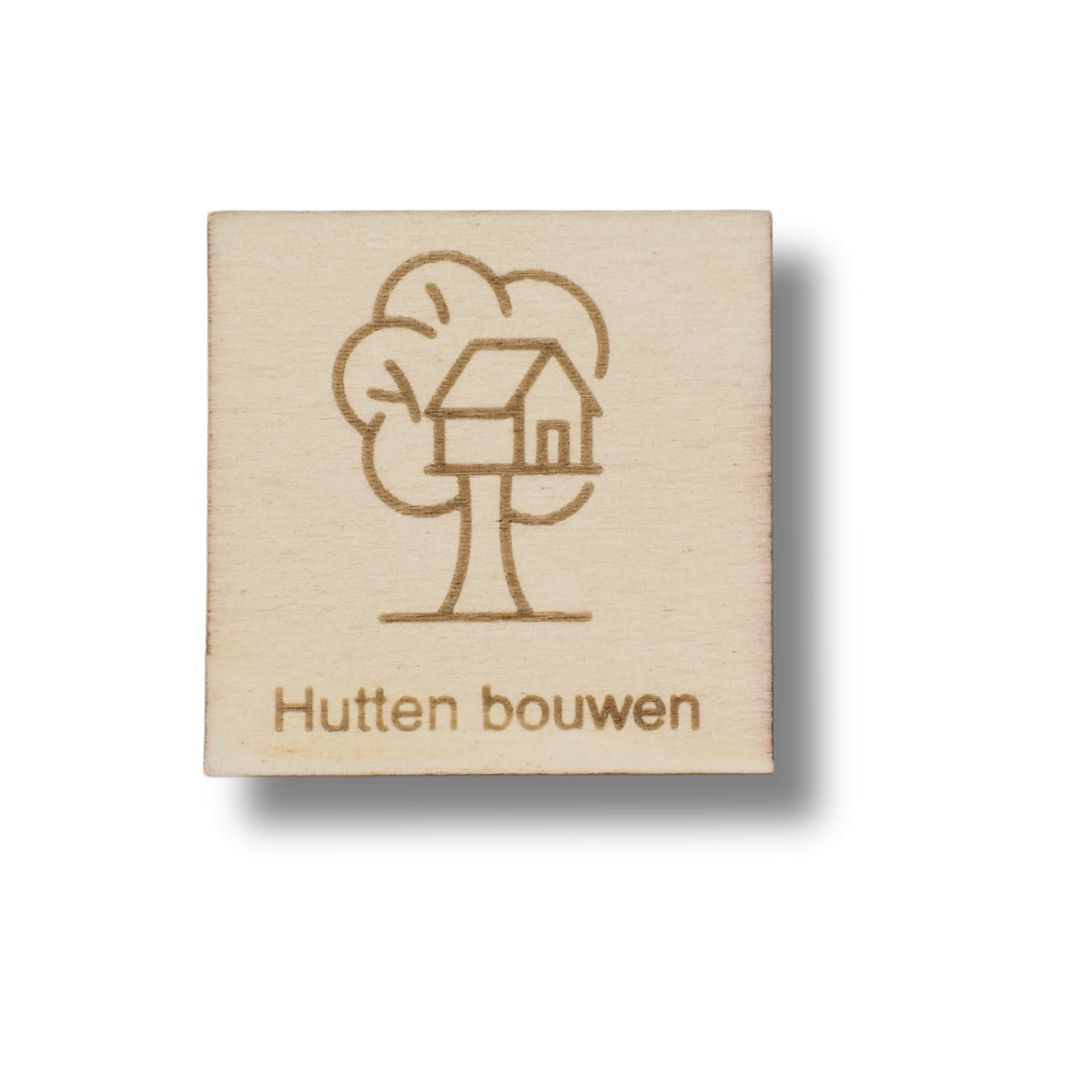 Piktogramm Hütte bauen