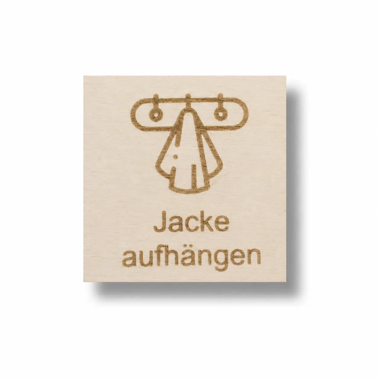 Piktogramm Jacke aufhängen