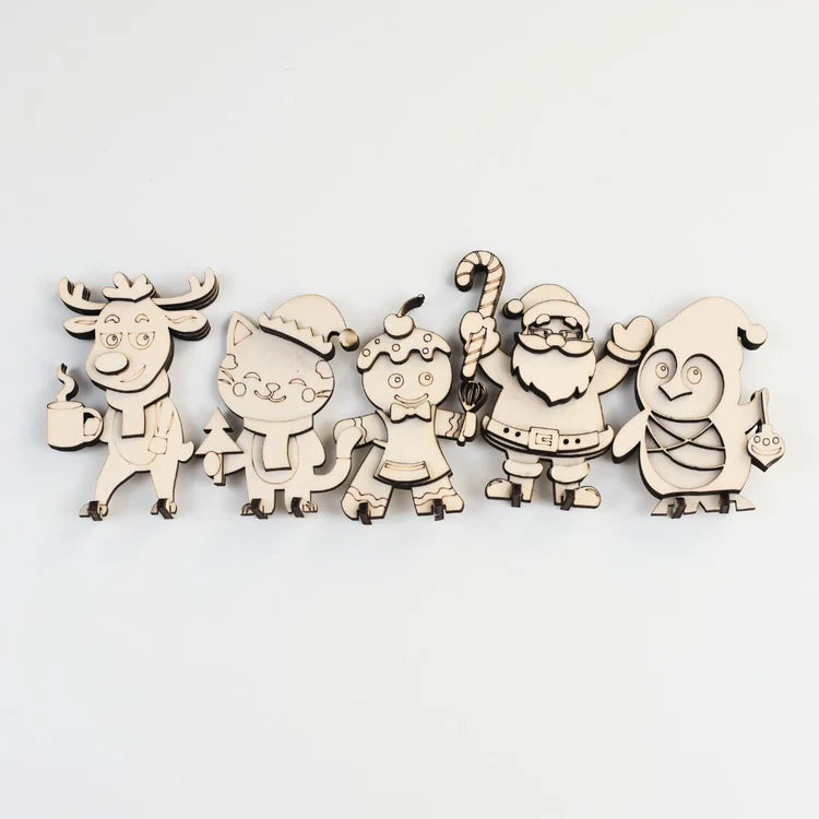 Holz-Weihnachtsfiguren