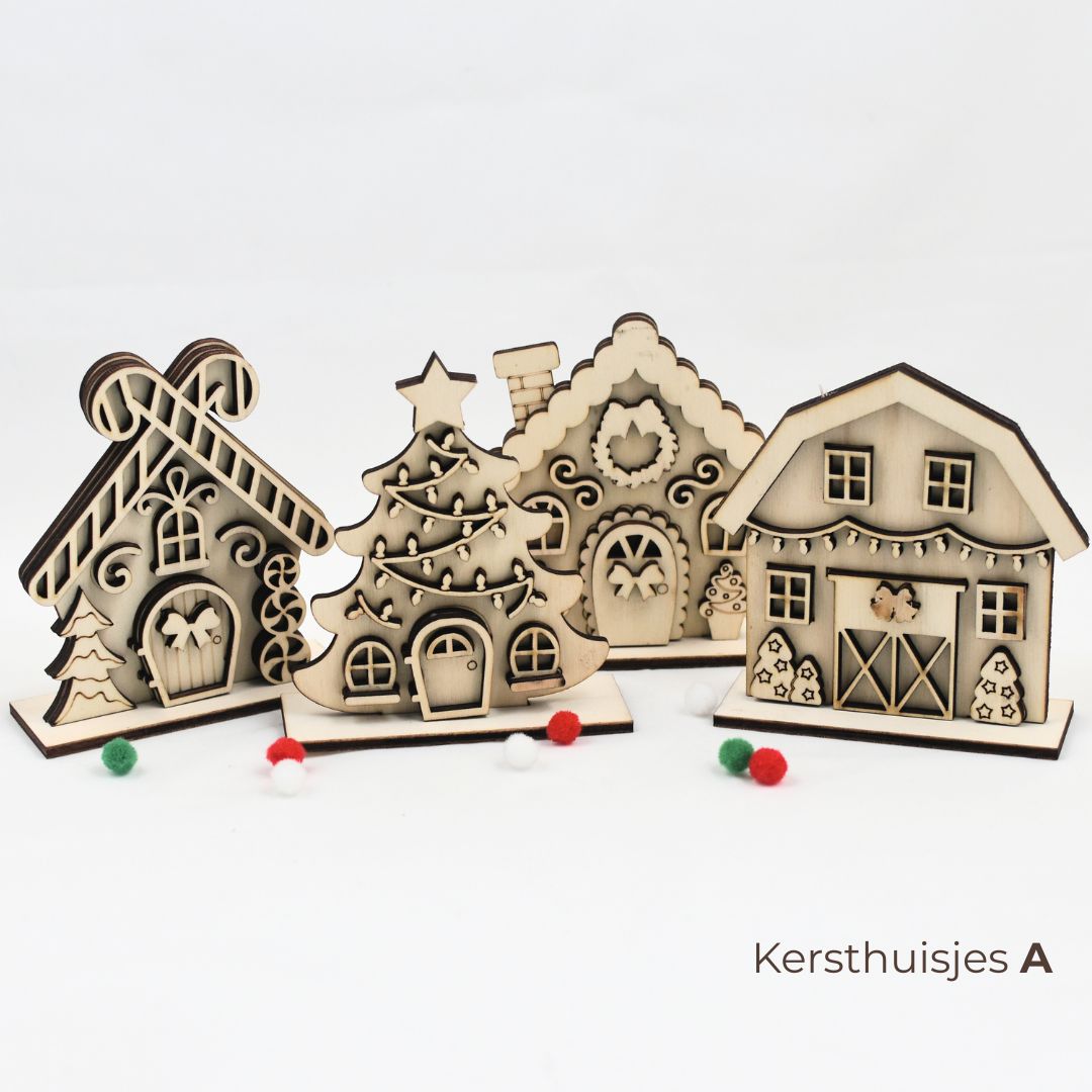 Holz-Weihnachtshäuschen