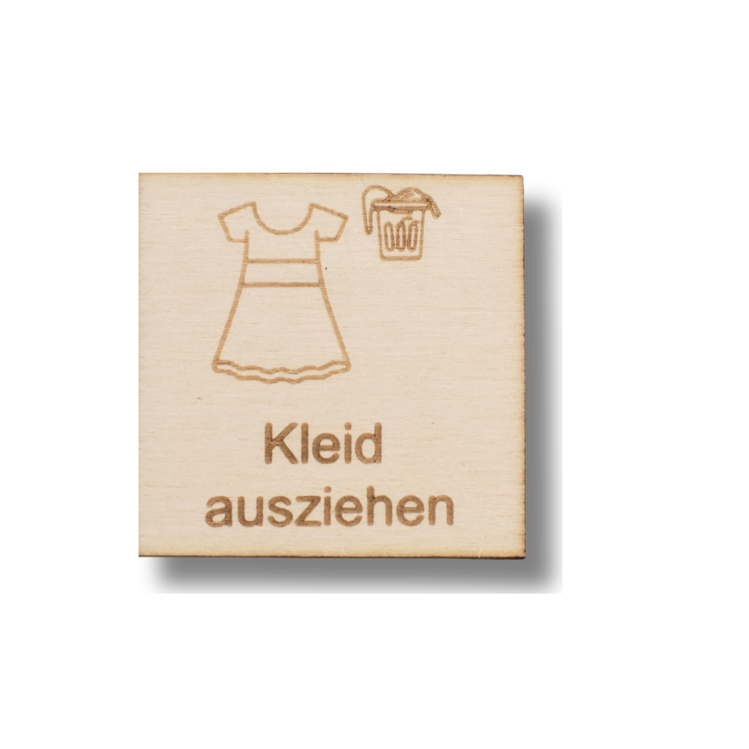 Piktogramm Kleid ausziehen
