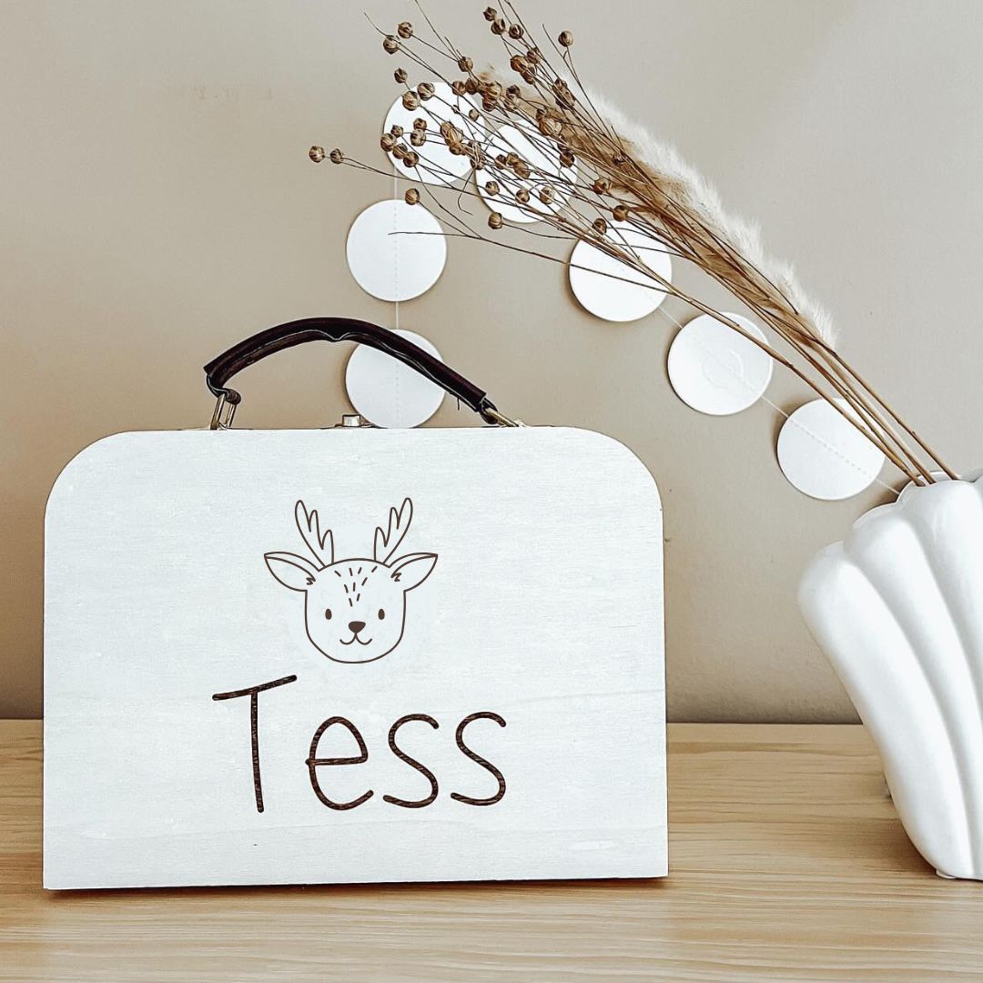 Personalisierbarer Holzkoffer – einzigartiges Geschenk