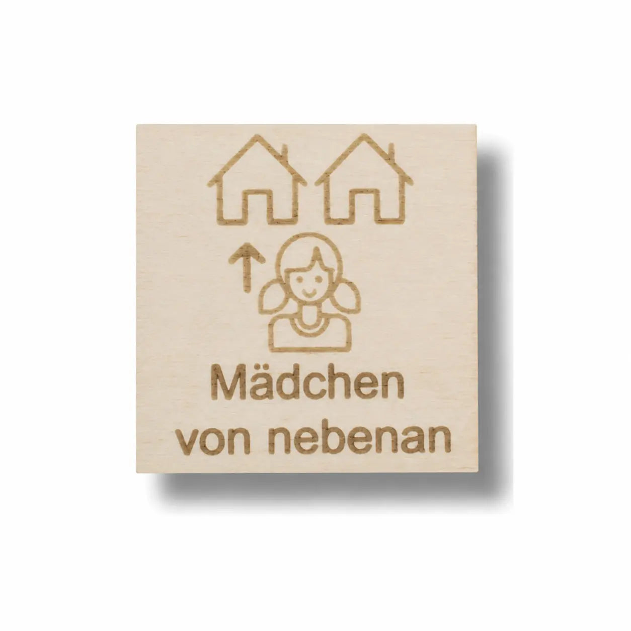 Piktogramm Mädchen von nebenan