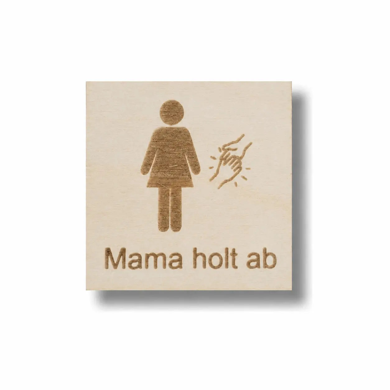 Piktogramm Mama holt ab – Sicherheit und Klarheit im Alltag