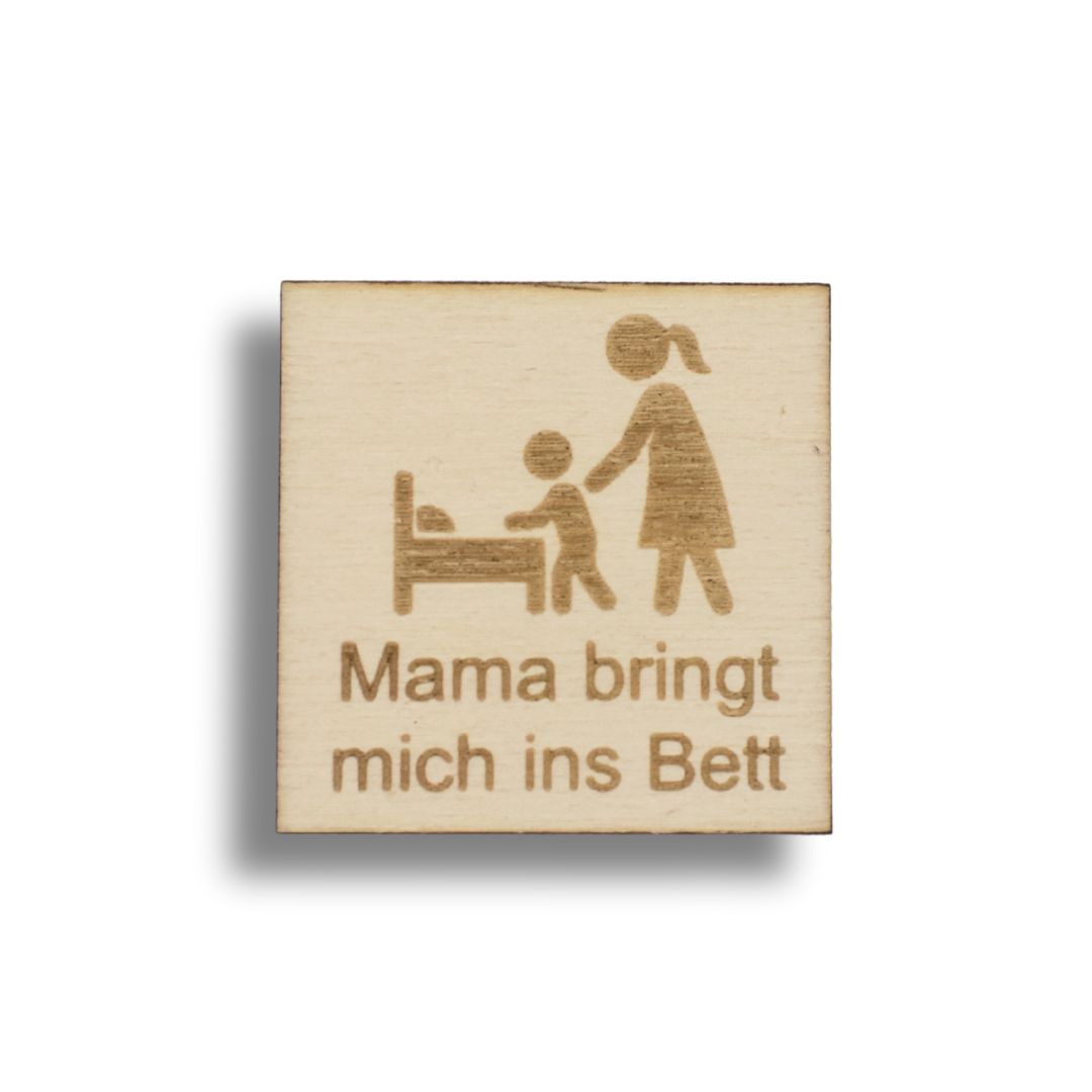 Piktogramm Mama bringt mich ins bett