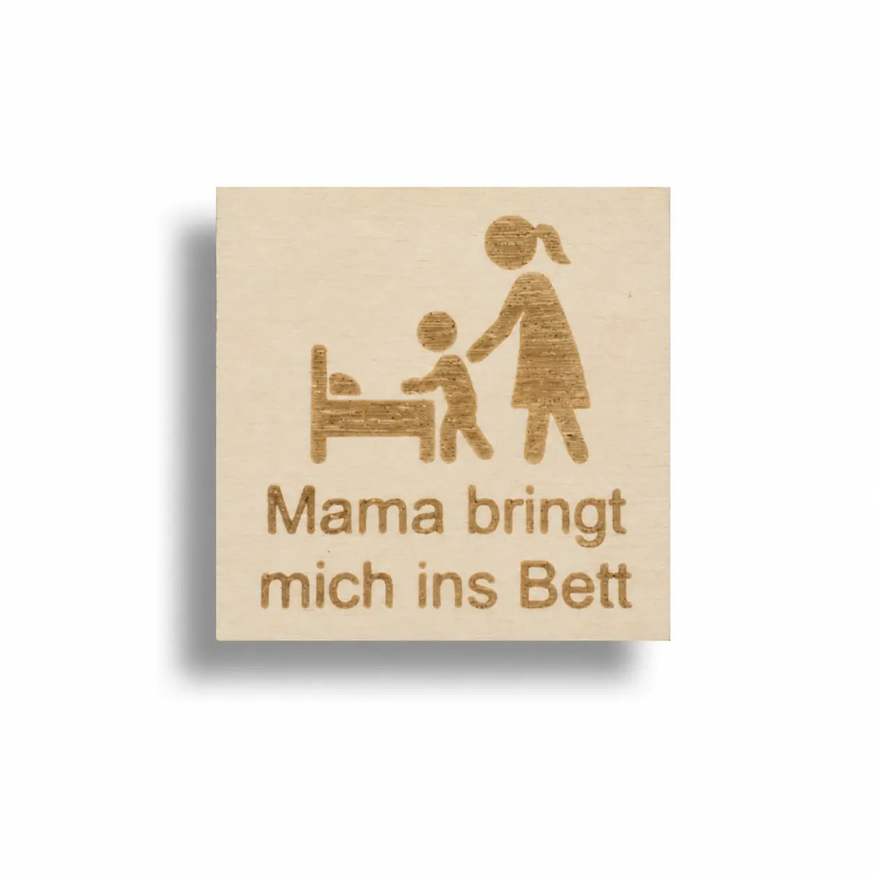 Piktogramm Mama bringt mich ins bett