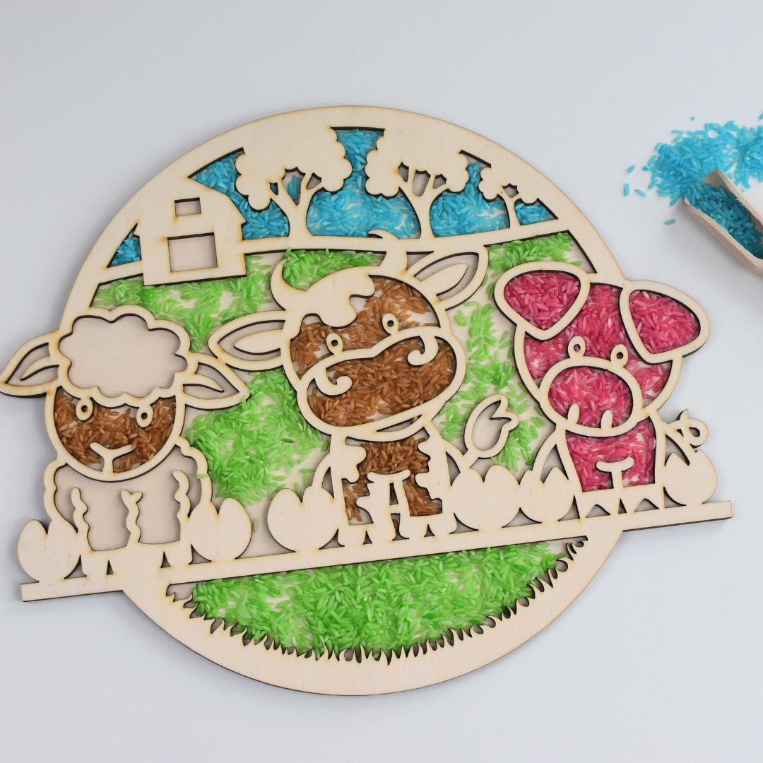 Mandala-Spielset Bauernhof