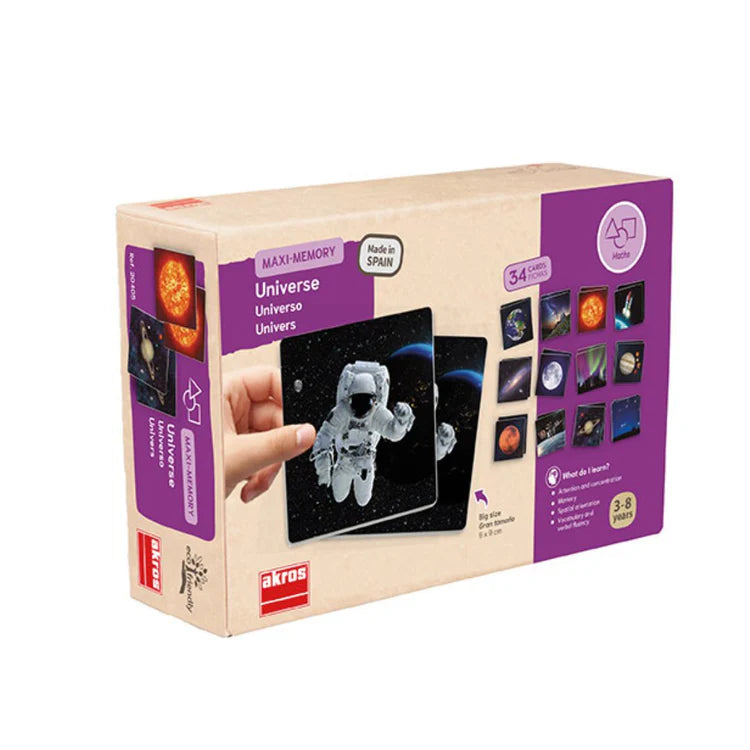 Weltall Memory – Lernspiel über das Universum
