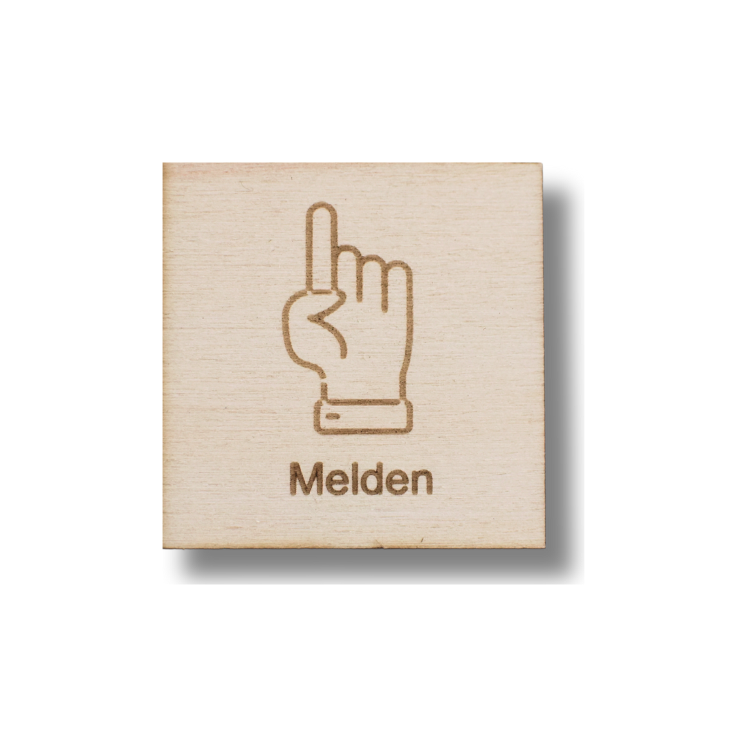 Piktogramm Melden
