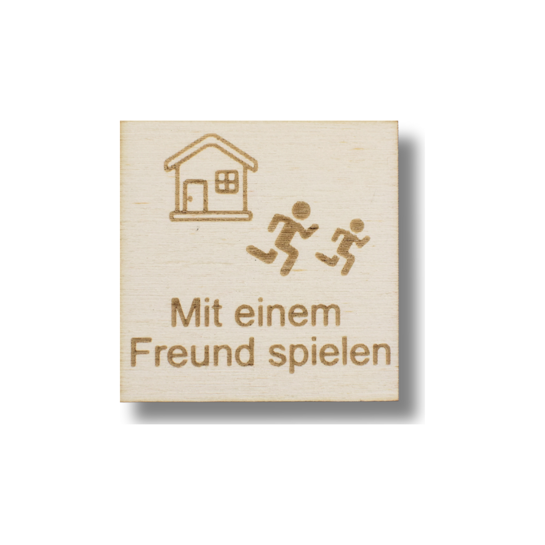 Piktogramm Mit einem Freund spielen