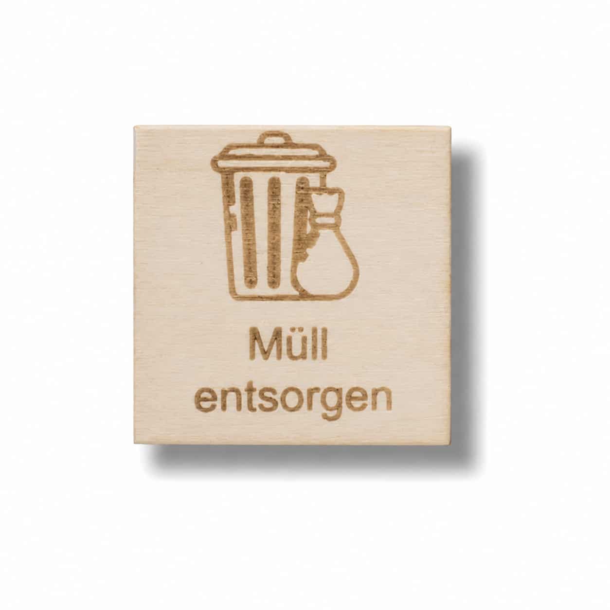 Piktogramm Müll entsorgen