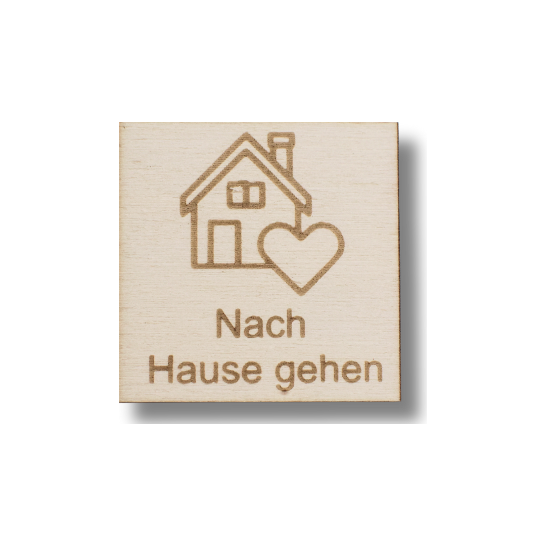 Piktogramm Nach Hause gehen