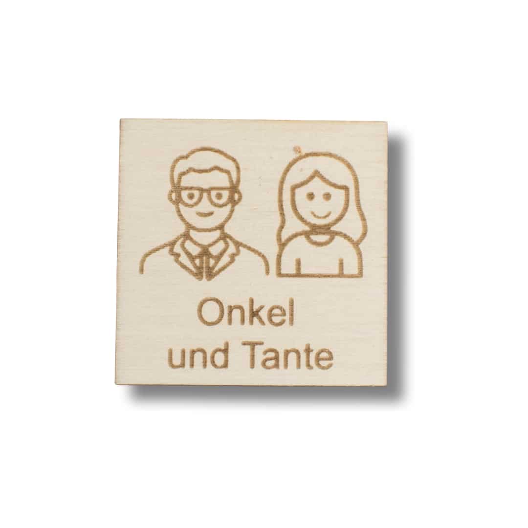 Piktogramm Onkel und Tante
