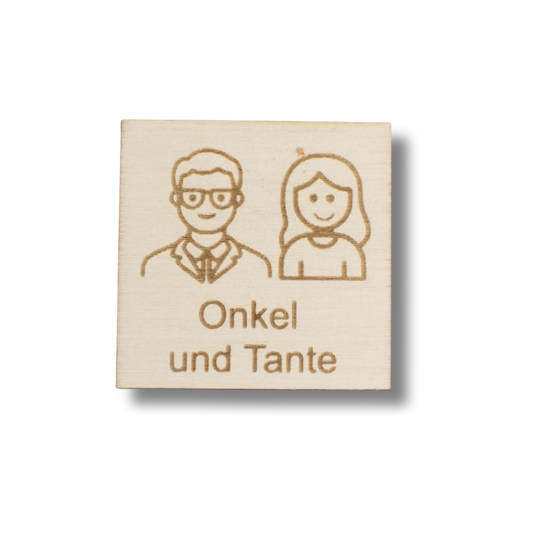 Piktogramm Onkel und Tante