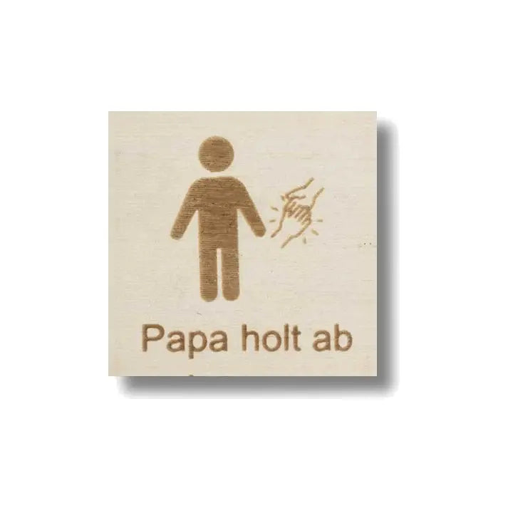 Piktogramm Papa holt ab – Sicherheit und Klarheit im Alltag