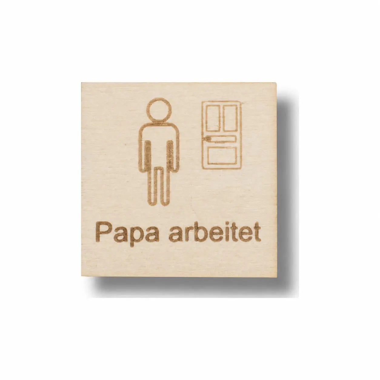 Piktogramm Papa arbeitet