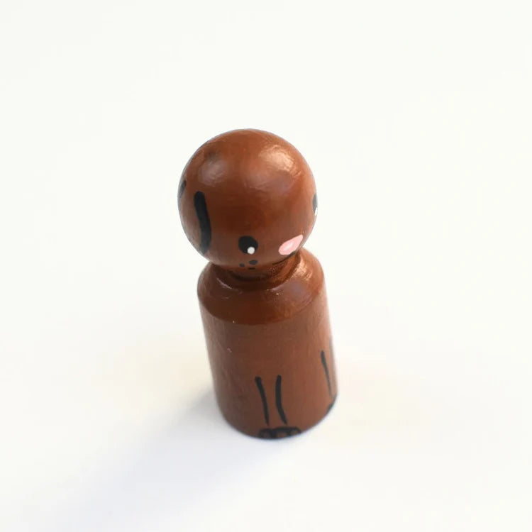 Holz Hund Pegdoll