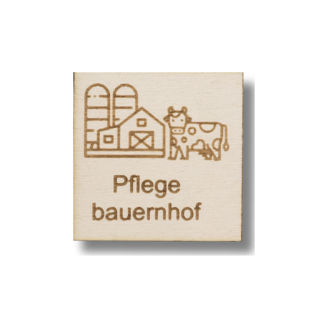 Piktogramm Pflege Bauernhof
