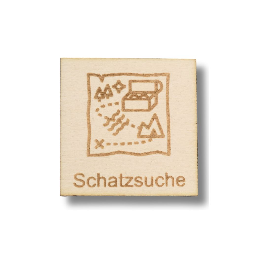 Piktogramm Schatzsuche